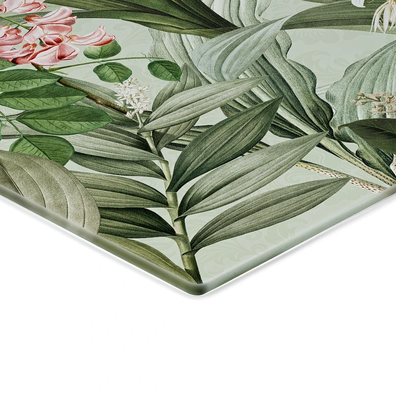 Glasbild Tukan im Dschungel-Paradies - UN Designs 