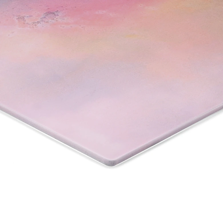 Tableau verre Explosion de couleurs abstraites - Fedrau - Panorama 