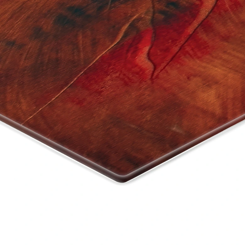Glasbild Leuchtender Horizont am Wasser - Schmucker - Panorama 