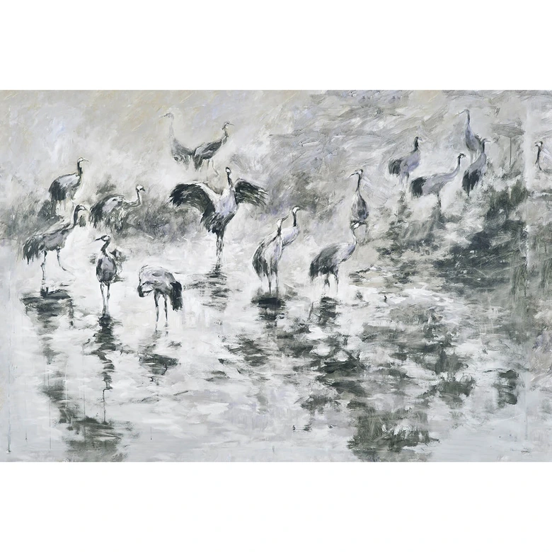 Guido Maria Kretschmer Fotobehang Art Edition Kraanvogels 