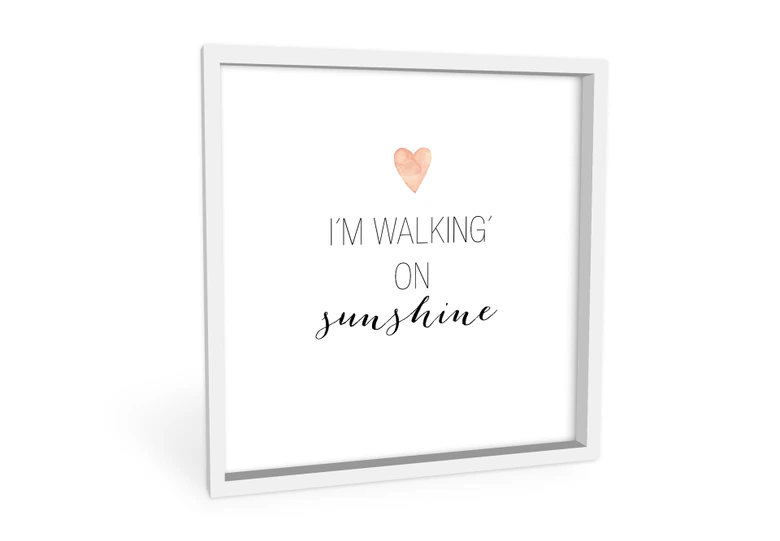Wandbild Confetti & Cream - I'm walking on sunshine 
