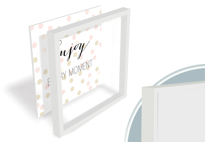 Wandbild Confetti & Cream - Enjoy every Moment 