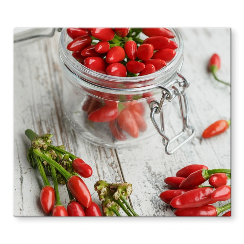 Stove cover plate - hot chili 