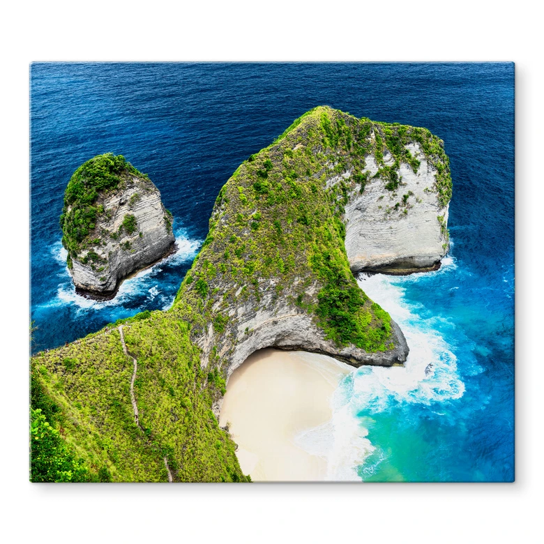 Herdabdeckplatte Felsenküste von Nusa Penida - Hugonnard 