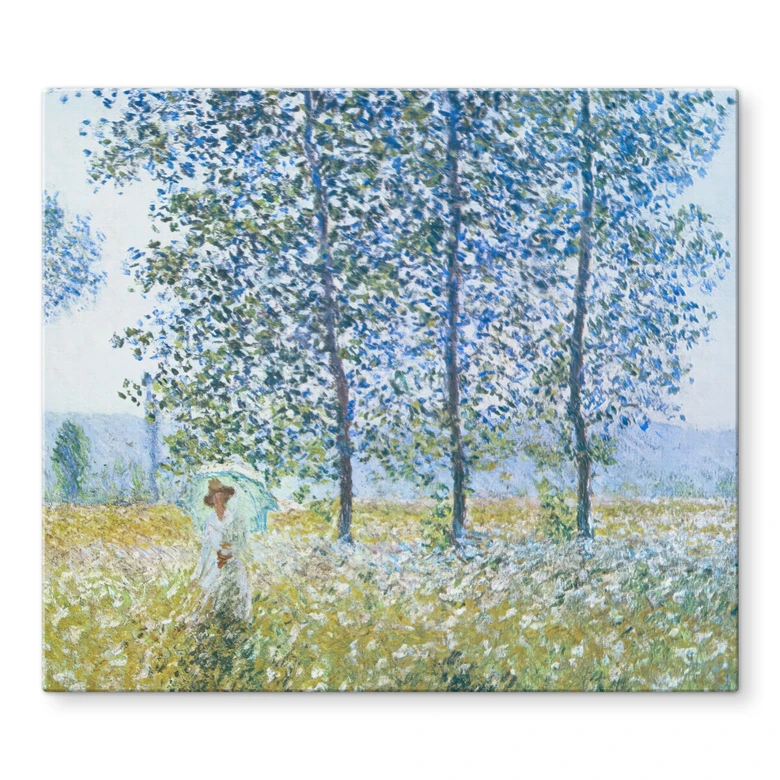 Piastra di copertura del fornello Monet - Campi in primavera 