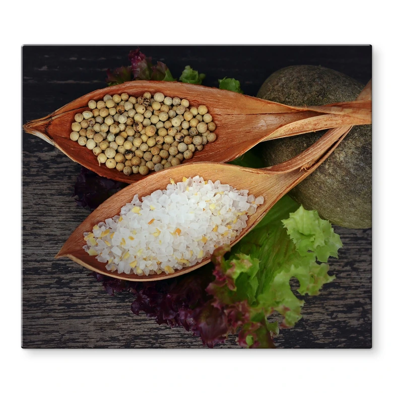 Herdabdeckplatte Salt & Pepper 