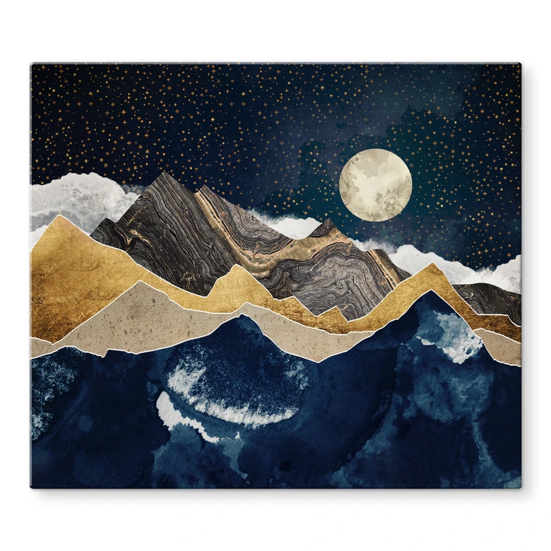 Stove cover plate - Starry sky in winter - SpaceFrog Designs 