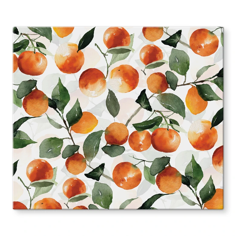 Dækplade til komfur Fruity mandarins - UN Designs 