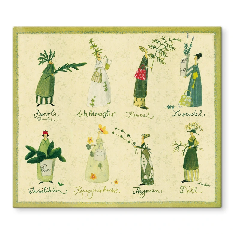Stove cover plate - Leffler - Herbs 