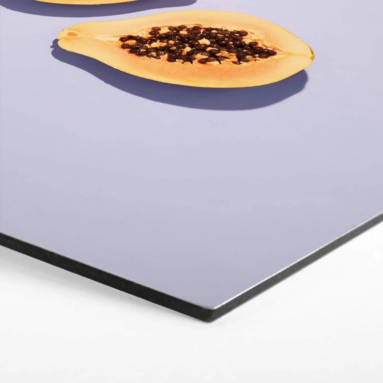 Hexagon - Alu-Dibond 1X Studio - Papaya 