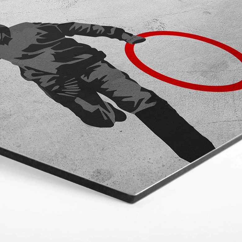 Hexagon Dibond Banksy - Olympics 