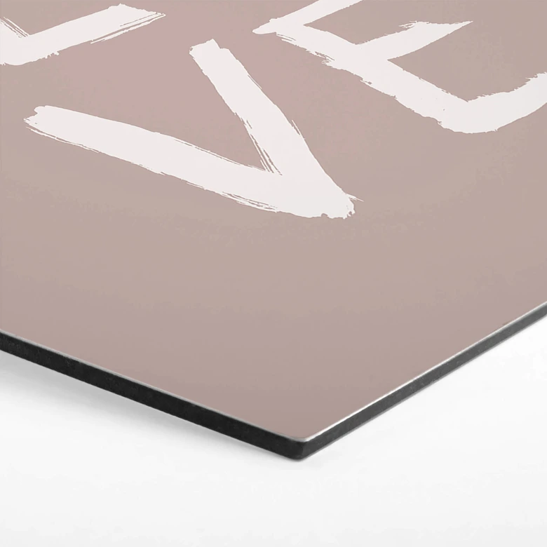 Hexagon Dibond Eleonora - Love  