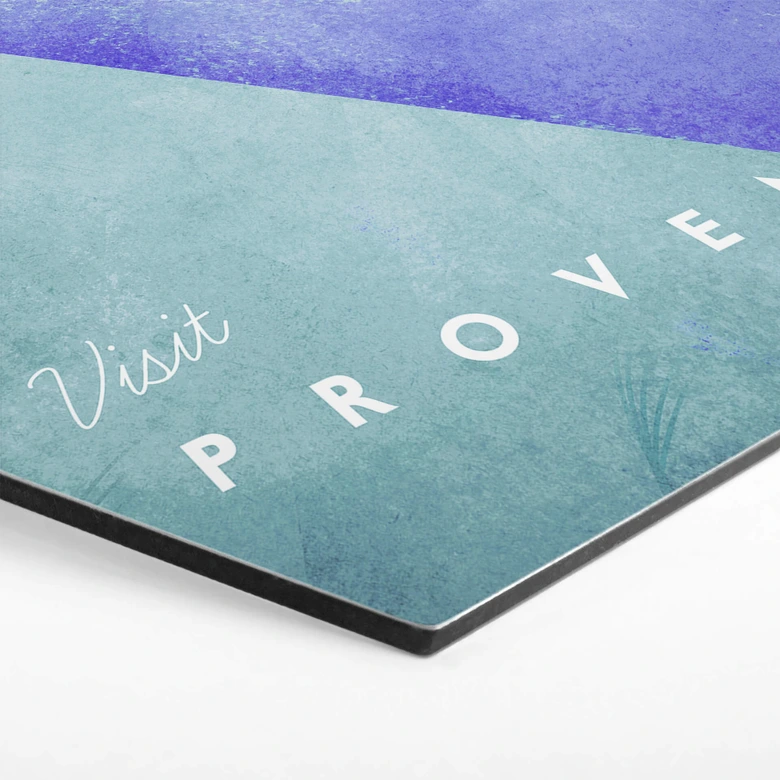 Hexagon - Alu-Dibond Rivers - Provence 