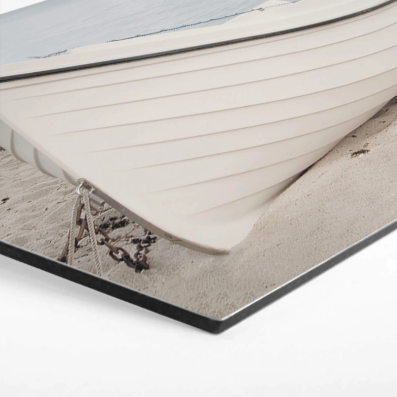 Hexagon Dibond - Strandgeluk 