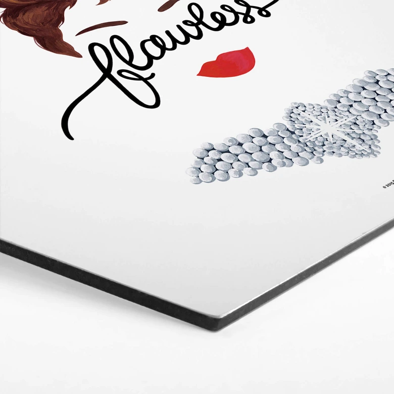 Hexagon Wandbild Tohmé - Flawless Audrey - Alu-Dibond 