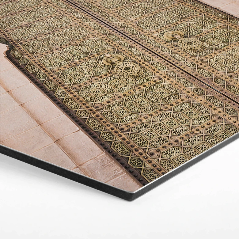 Hexagon Dibond Sisi & Seb - Moroccan Door 