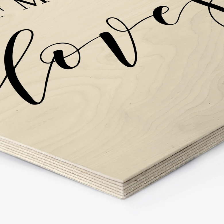 Hexagon Hout All of Me Loves All of You (2-delig) 