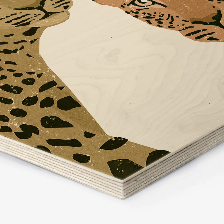Hexagon - Holz Goed Blauw - Die Leoparden 