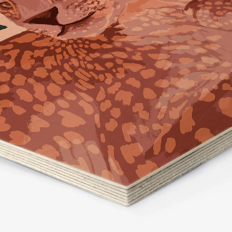 Hexagon - Holz Goed Blauw - Goldener Panther 