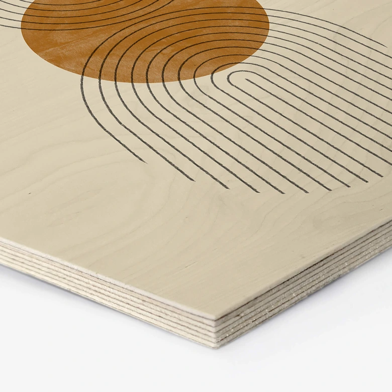 Hexagone - Bois The Miuus Studio - Modern Composition 
