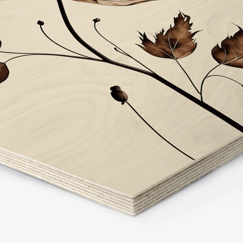 Hexagon Hout Treechild - Droogbloemen 