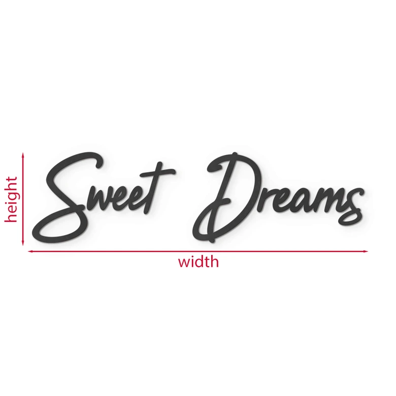 Décoration en bois MDF Sweet Dreams 