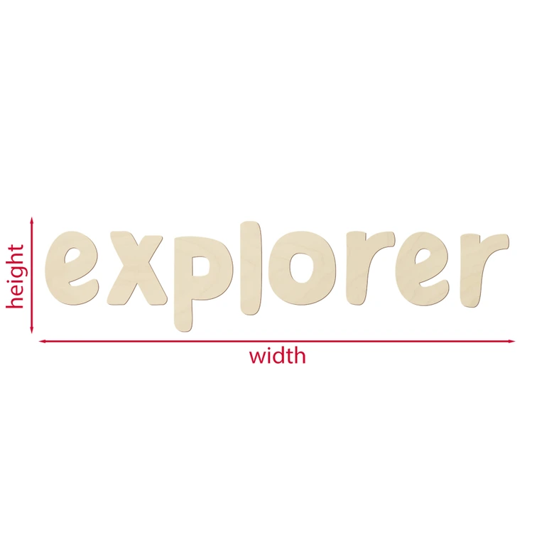 Wanddecoratie Populierenhout Explorer 