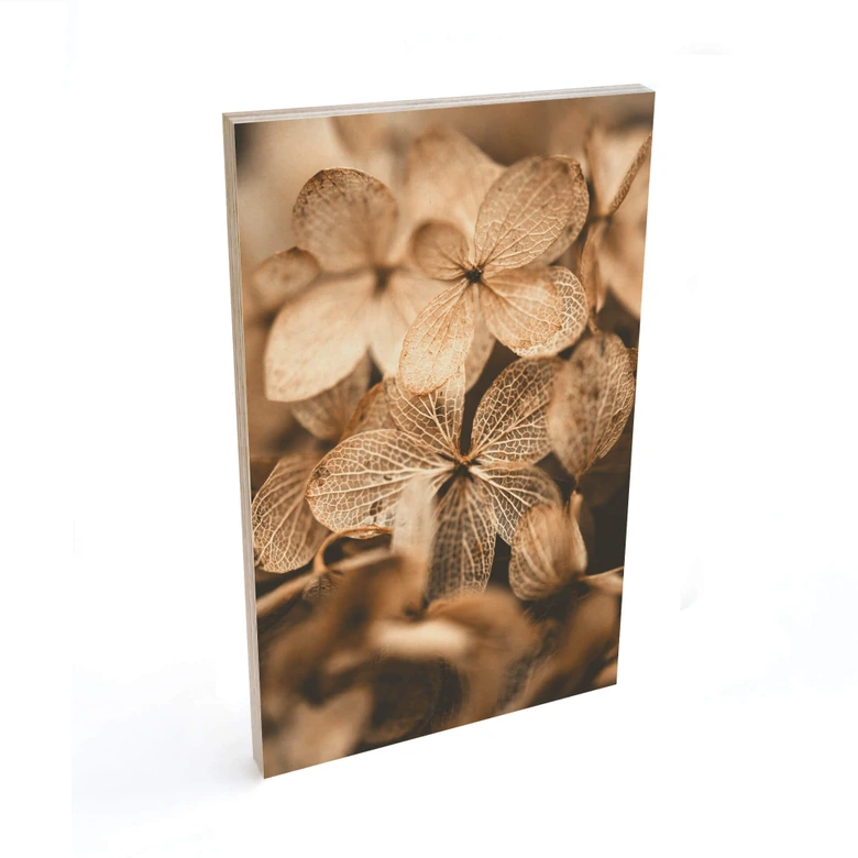 Cuadro de madera Annie - Flores delicadas 