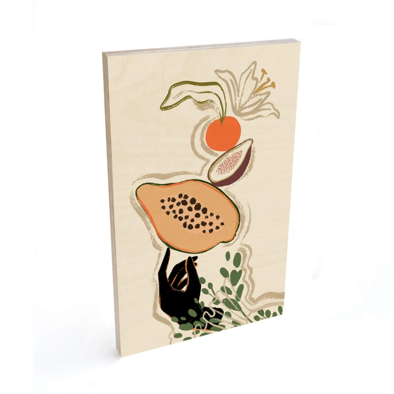 Holzbild Arty Guava - Papaya Balance 