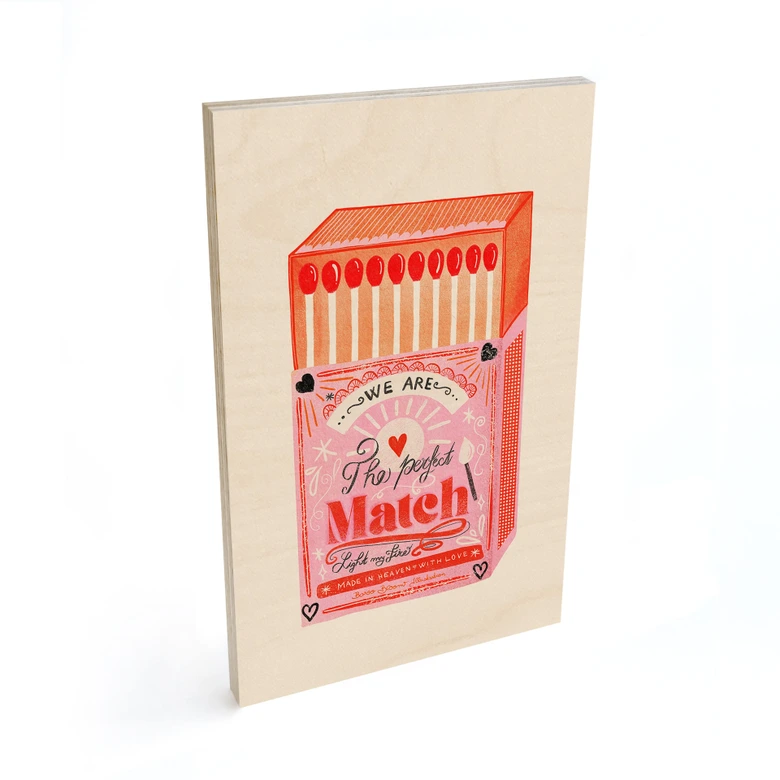 Holzbild The Perfect Match - Bloom 