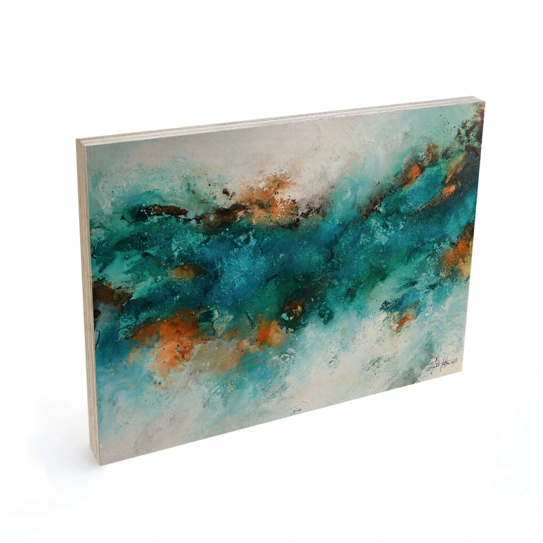 Houten Poster - Bevroren water - Fedrau 