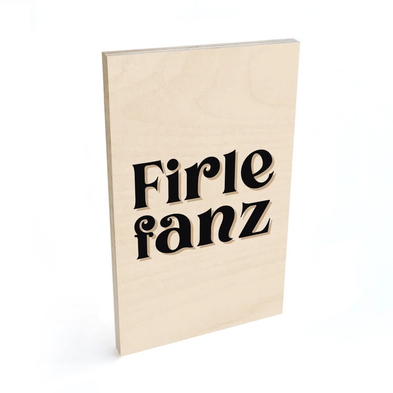 Holzbild Firlefanz 