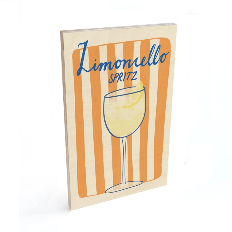 Holzbild Limoncello Spritz - Fritsch 