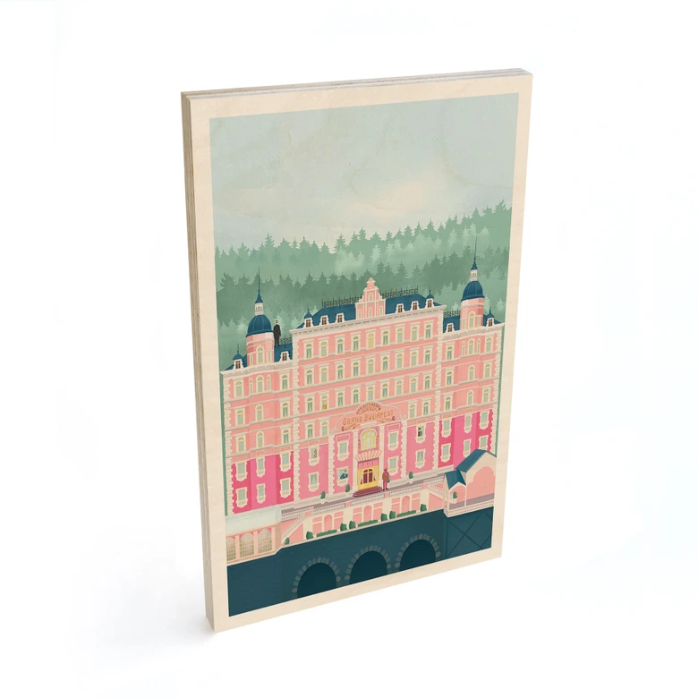 Holzbild Grand Budapest Hotel - Lizde 