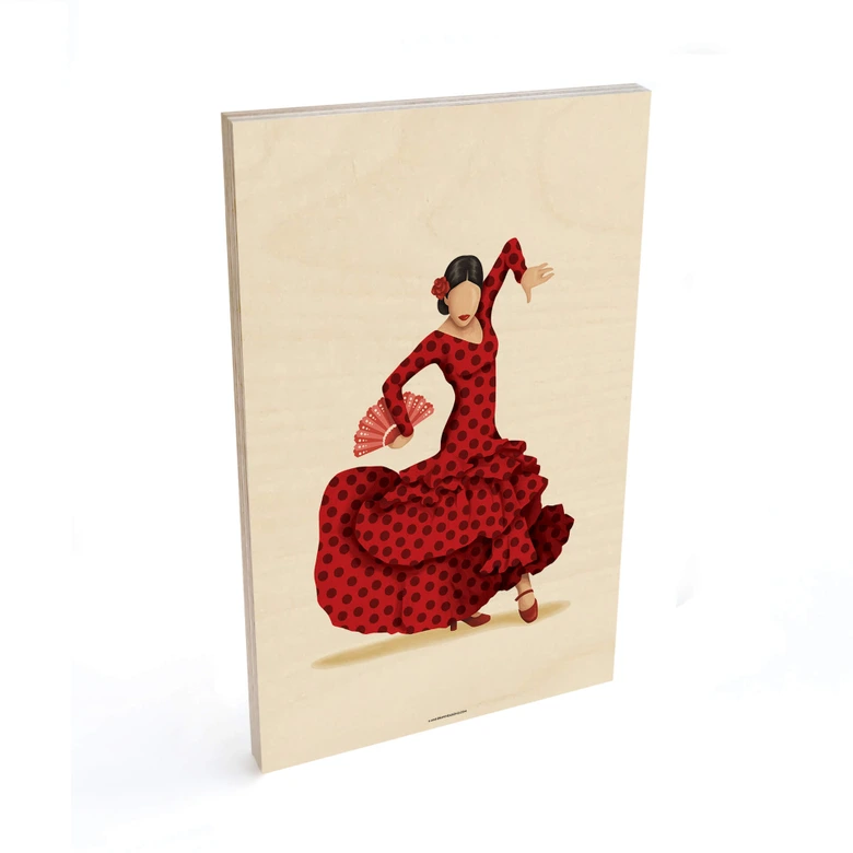 Holzbild Tohmé - Flamenco 
