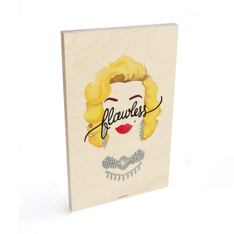 Holzbild Tohmé - Flawless Marilyn 