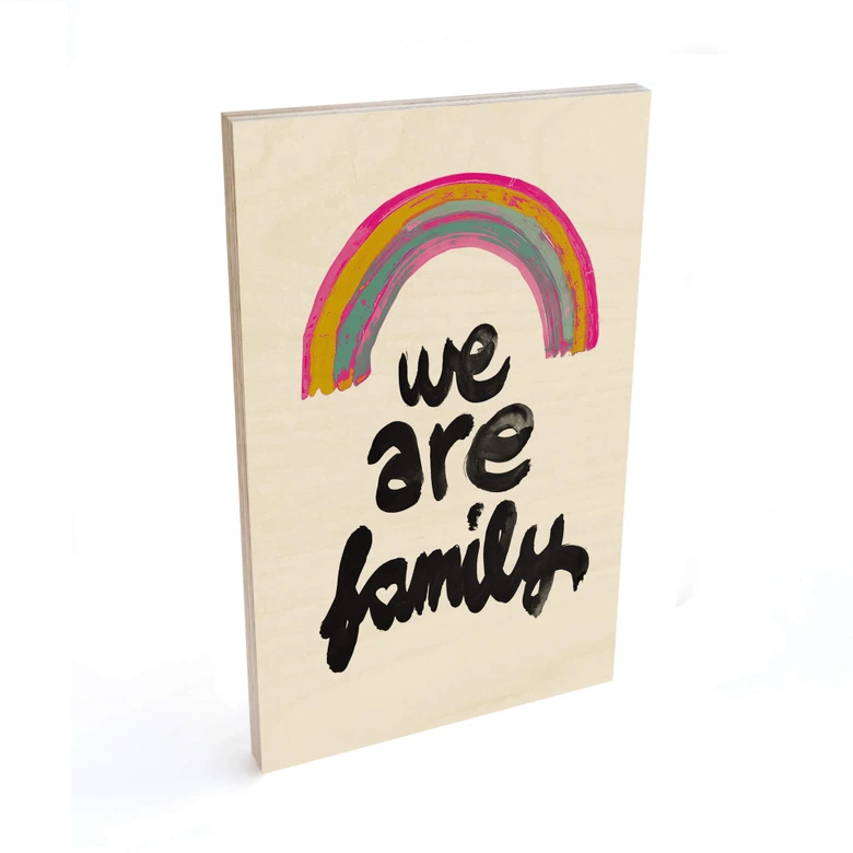 Holzbild We are family - Treechild 