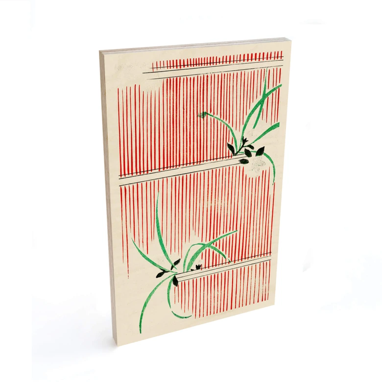 Houten Poster Watanabe Seitei - Morning glory 