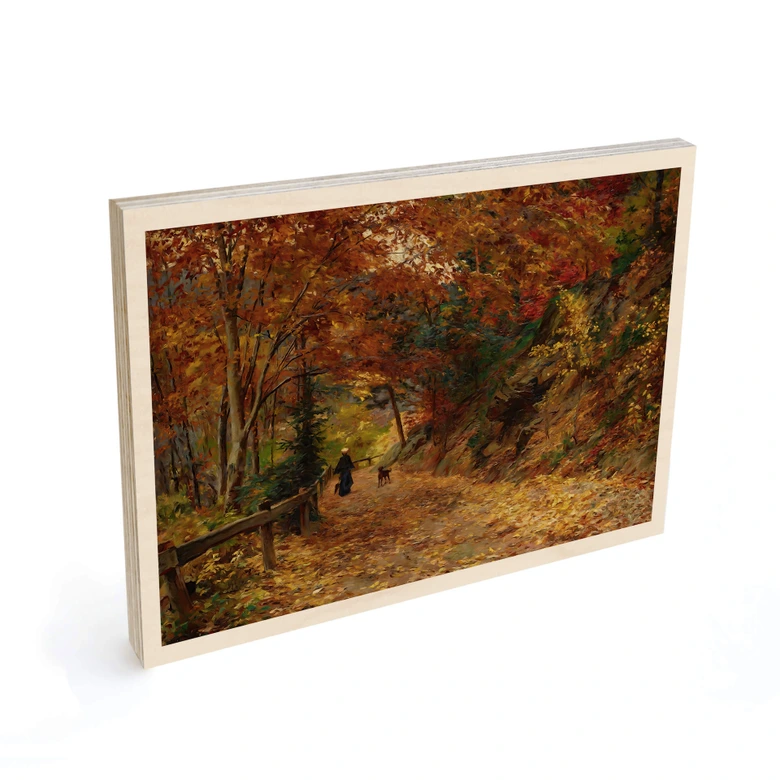 Holzbild Wisinger-Florian - Fallendes Laub 