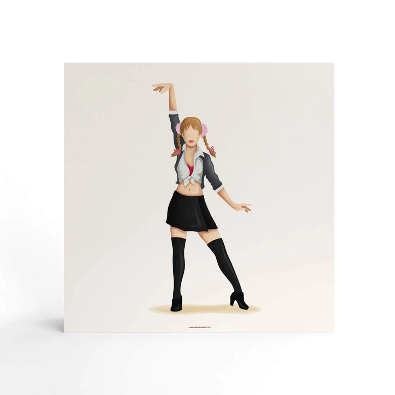Holzbild zum Hinstellen - Tohmé - Britney - 15x15 cm 