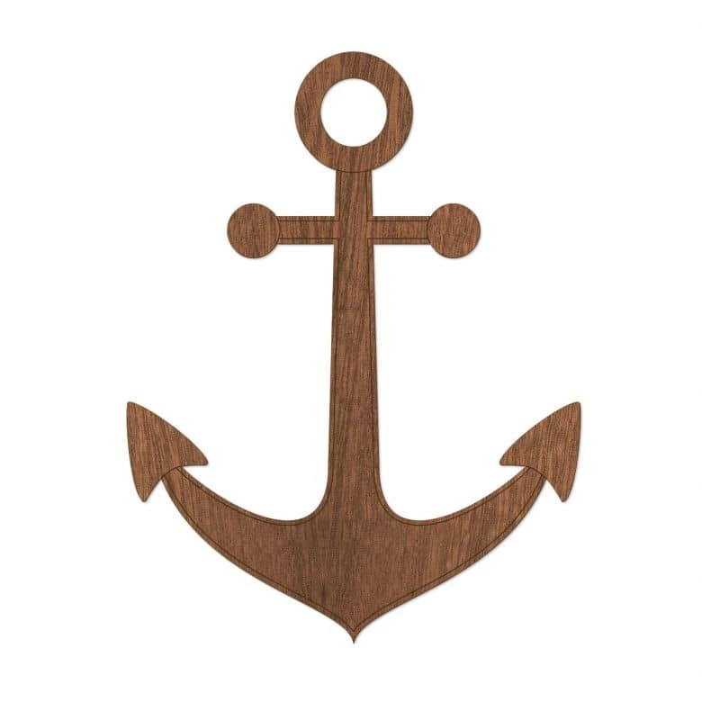 Holzdeko Mahagoni Anker 