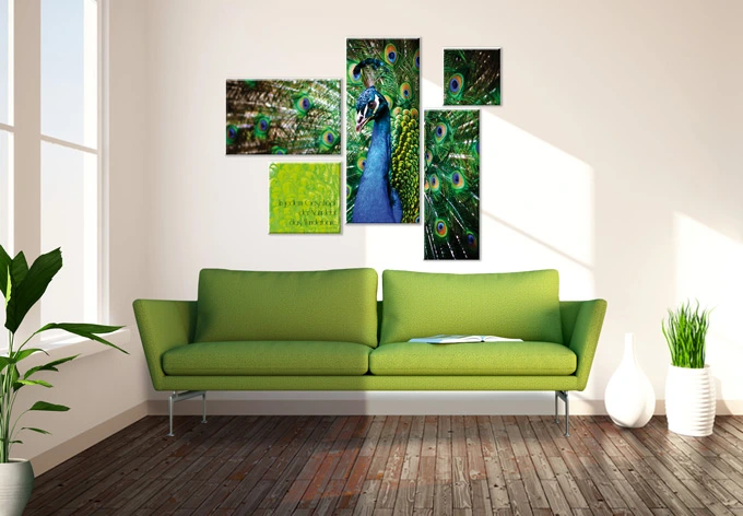 Wandbild In jedem Geschöpf der Natur (5-teilig) 
