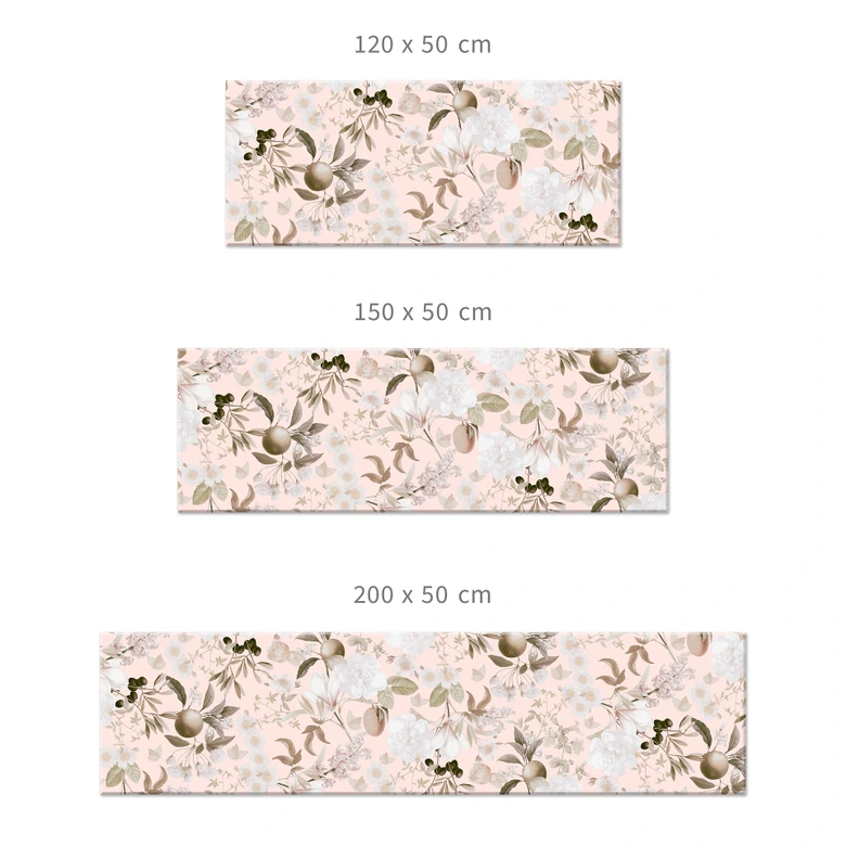 Küchenrückwand Boho-Illustration mit Blumen und Früchten - UN Designs 