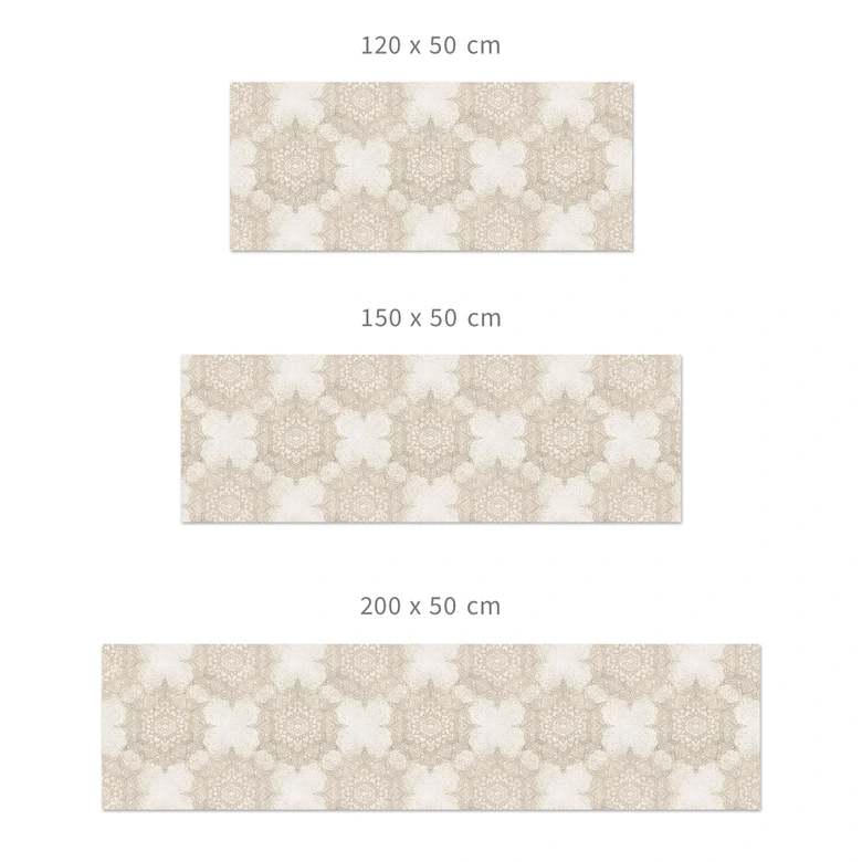 Küchenrückwand Elegantes Mandala in Sandgold - Bloomery Decor 