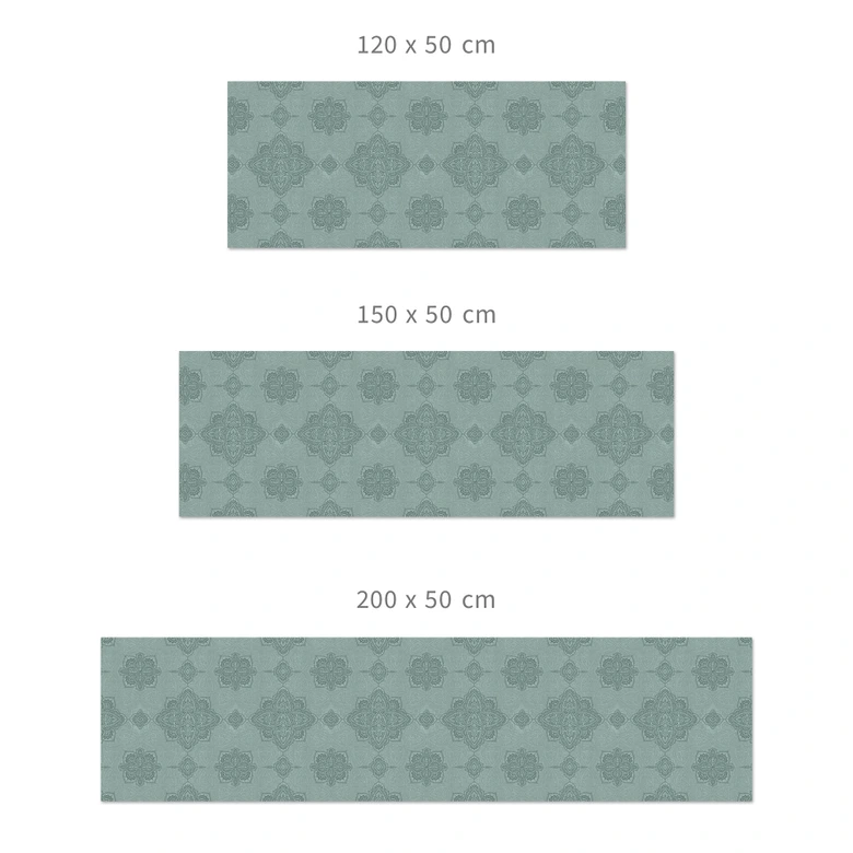 Küchenrückwand Mandala-Muster Marrakesch Grün - Bloomery Decor 