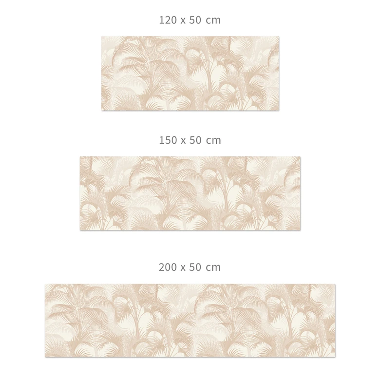 Küchenrückwand Palmen im Dschungel Beige - Bloomery Decor 