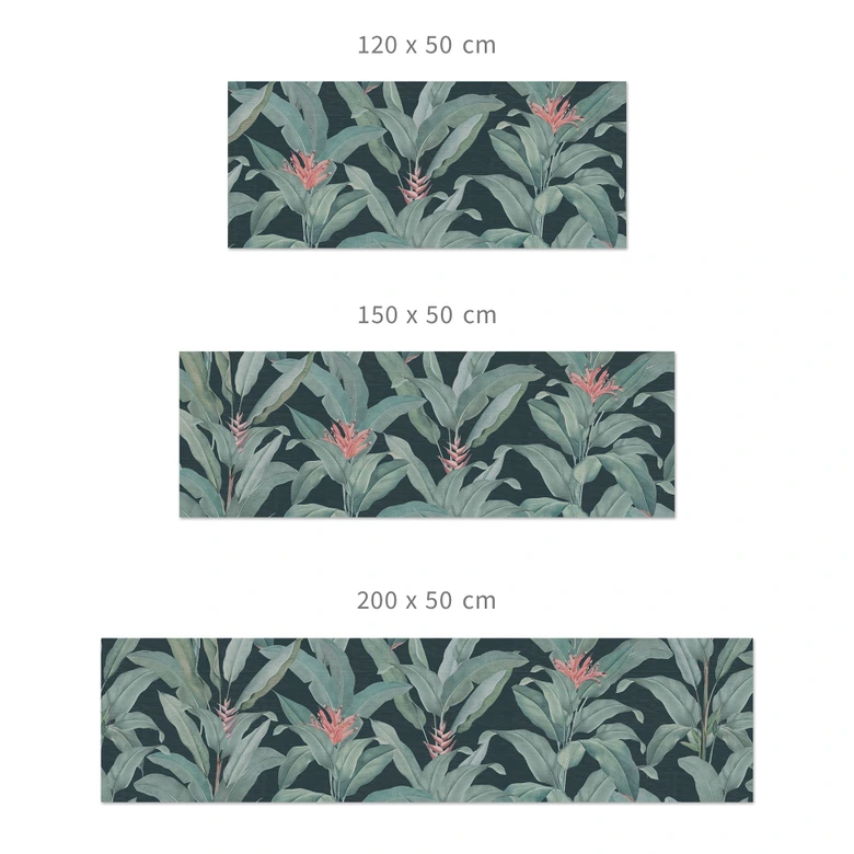 Küchenrückwand Urban Jungle Tropenblätter Grün - Bloomery Decor 