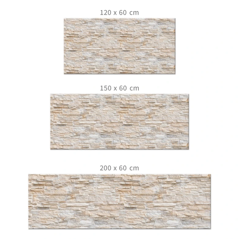 Küchenrückwand Natursteinmauer 