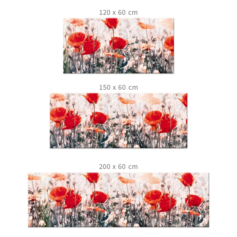Küchenrückwand Roter Sommermohn 