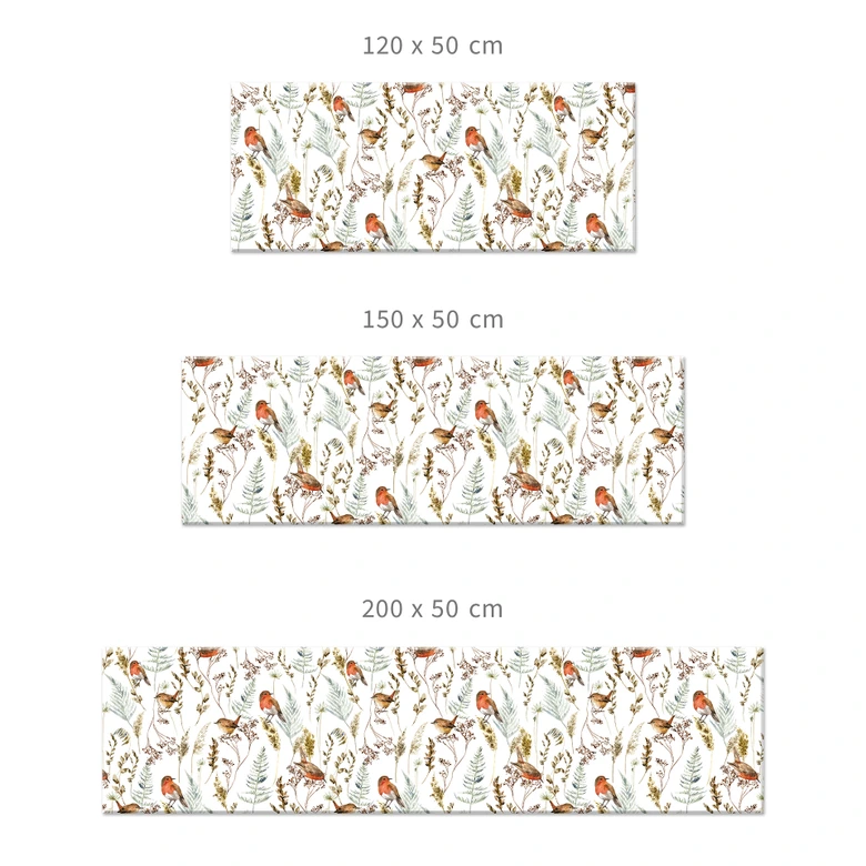 Küchenrückwand Spatzen und Rotkehlchen - UN Designs 